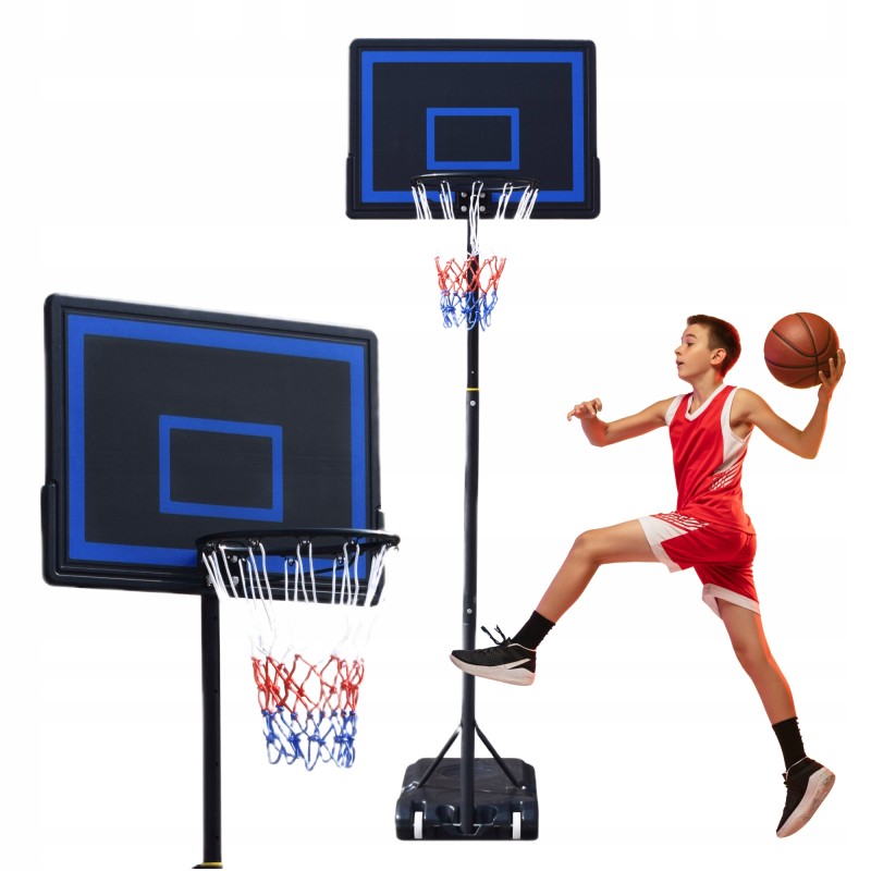 Баскетбольна стійка Falcon Junior 1.6-2.1 м мобільна BASKET02 (P-5905973400671)