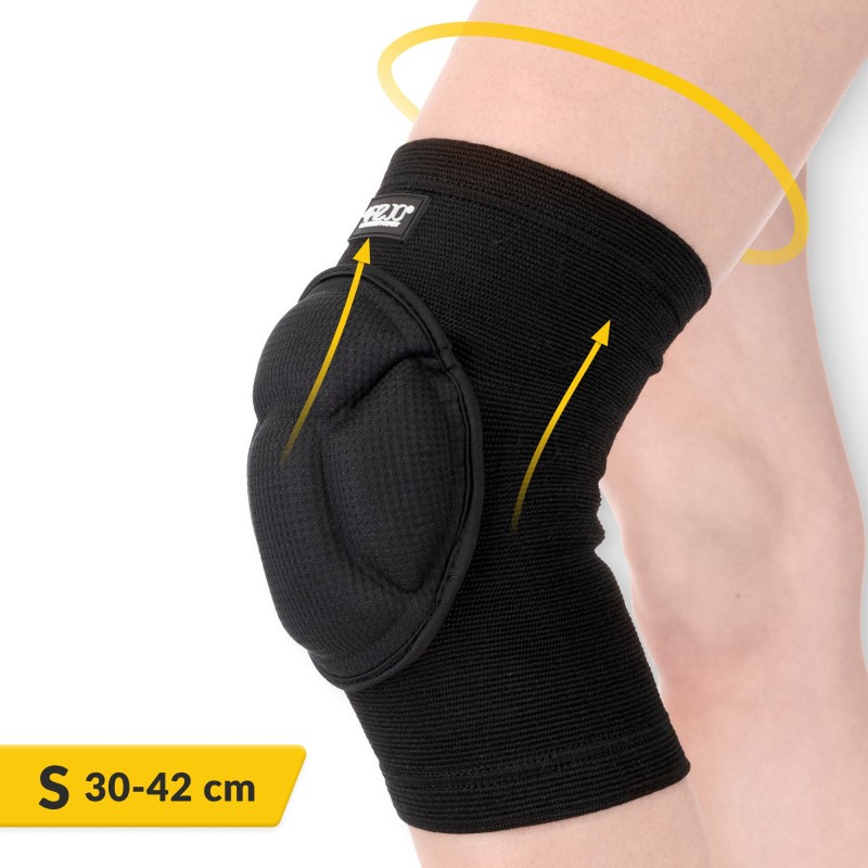 Наколінники спортивні 4FIZJO м'які Size S Black (P-5905973400503)