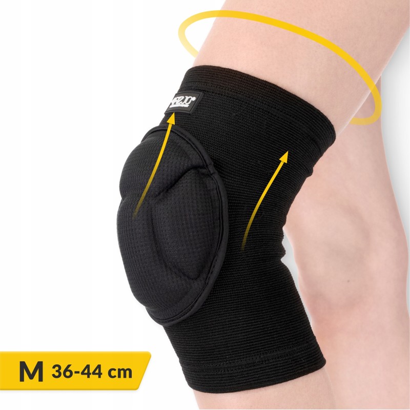 Наколінники спортивні 4FIZJO м'які Size M Black (P-5905973400510)