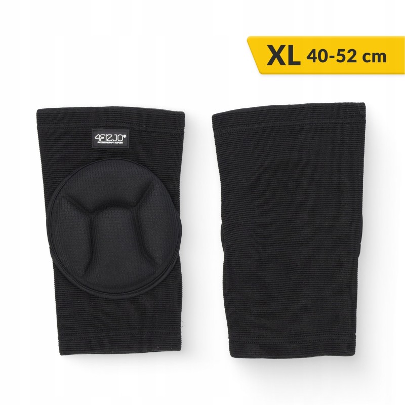 Наколінники спортивні 4FIZJO м'які Size XL Black (P-5905973400534)