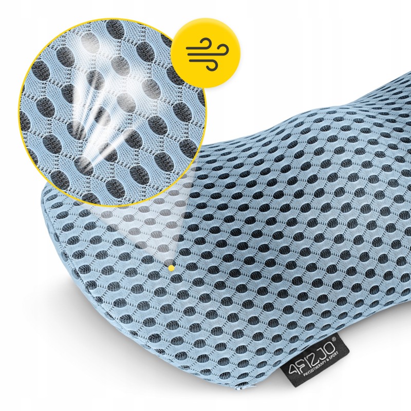 Ортопедична подушка 4FIZJO для спини 48 x 23 см Sky Blue (P-5907739318732)