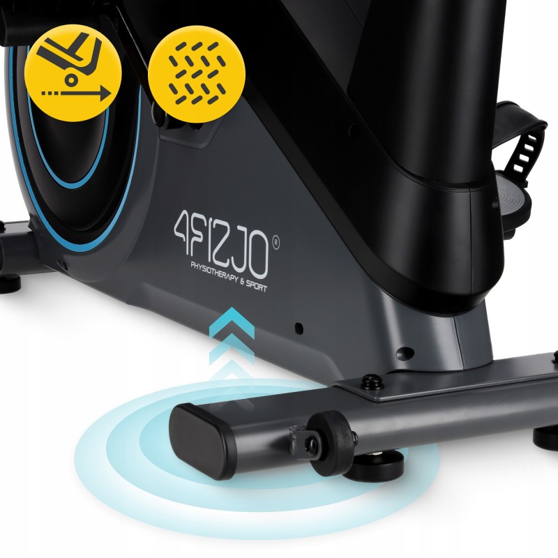 Велотренажер магнітний 4FIZJO Pro+ Black/Blue (P-5905973401630)