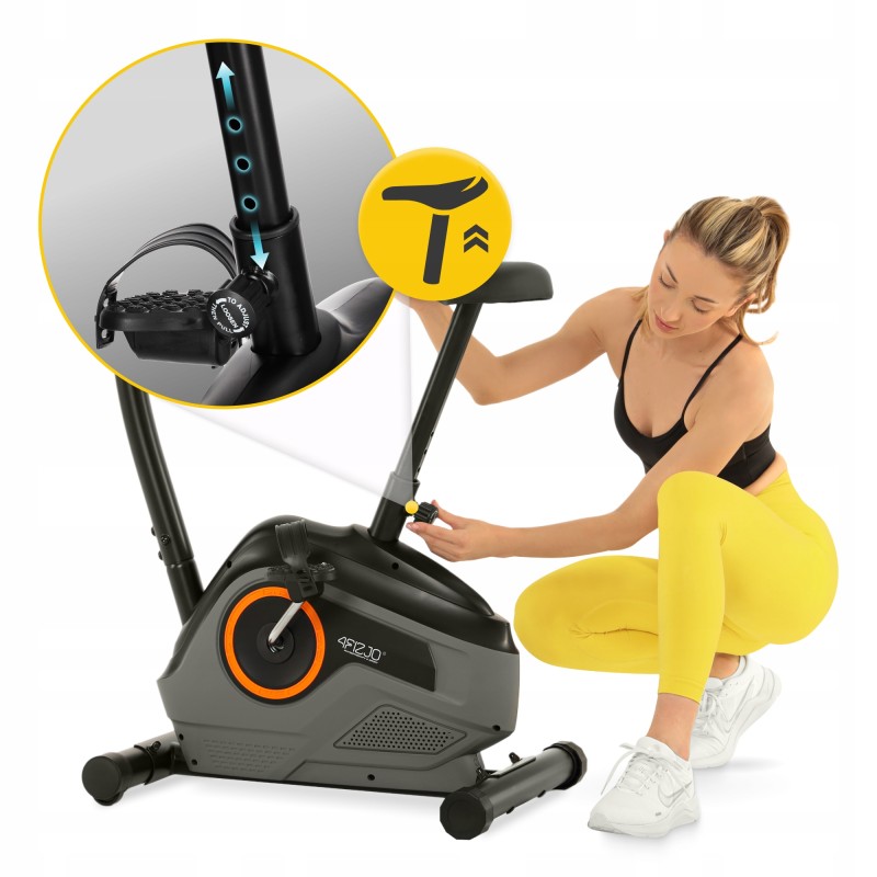 Велотренажер магнітний 4FIZJO Active+ Black/Gold (P-5905973401593)