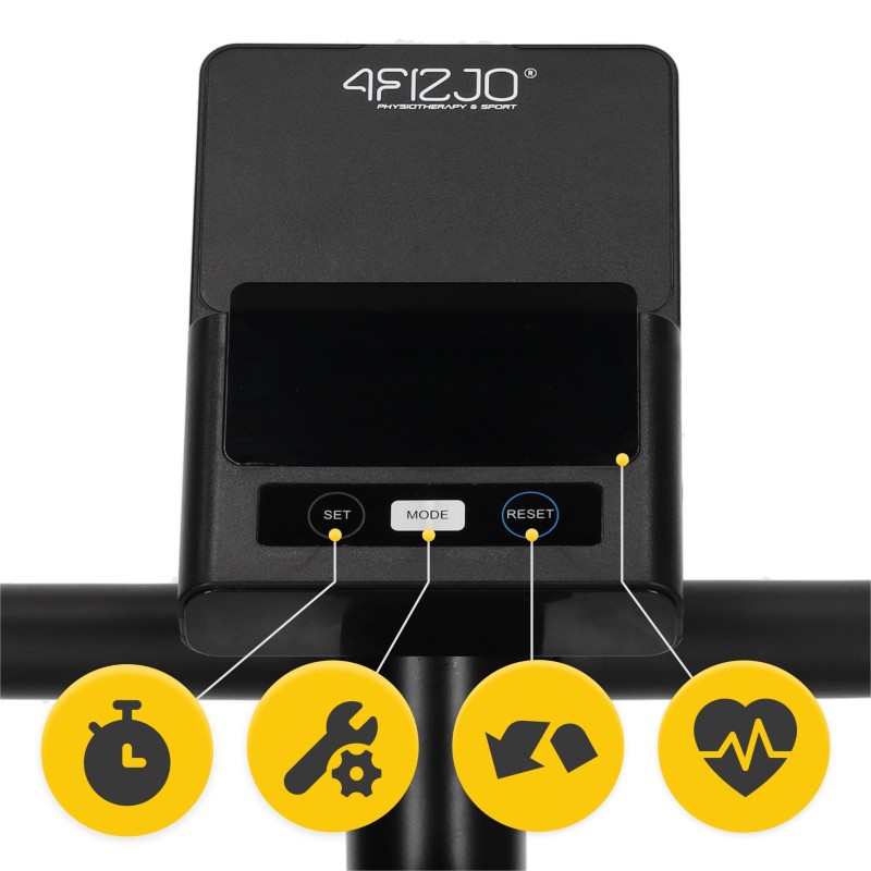 Велотренажер магнітний 4FIZJO Active+ Black/Gold (P-5905973401593)