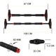 Турнік розсувний Cornix Pro 67-100 см XR-0283 Black/Red