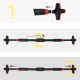 Турнік розсувний Cornix Pro+ 70-100 см XR-0286 Black/Red