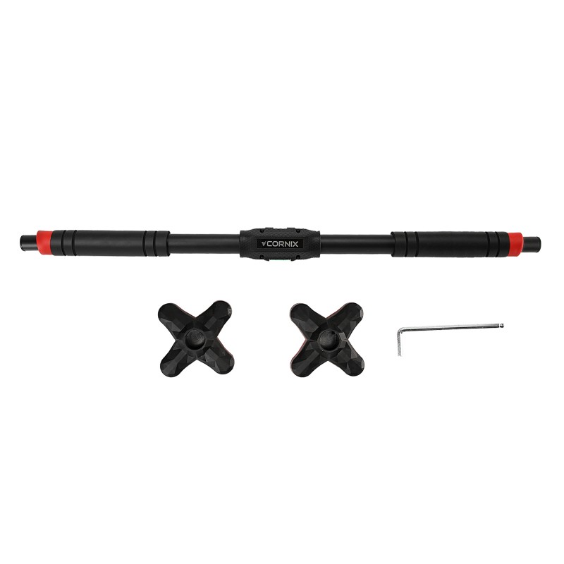 Турнік розсувний Cornix Pro+ 90-130 см XR-0287 Black/Red