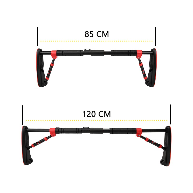 Турнік розсувний Cornix Elite 85-120 см XR-0290 Black/Red