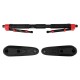 Турнік розсувний Cornix Elite 85-120 см XR-0290 Black/Red