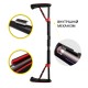 Турнік розсувний Cornix Elite 85-120 см XR-0290 Black/Red
