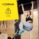 Турнік розсувний Cornix Elite 105-140 см XR-0291 Black/Red