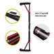 Турнік розсувний Cornix Elite 105-140 см XR-0291 Black/Red
