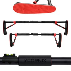 Турнік розсувний Cornix Elite 105-140 см XR-0291 Black/Red