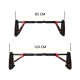 Турнік розсувний Cornix Elite+ 85-120 см XR-0294 Black/Red