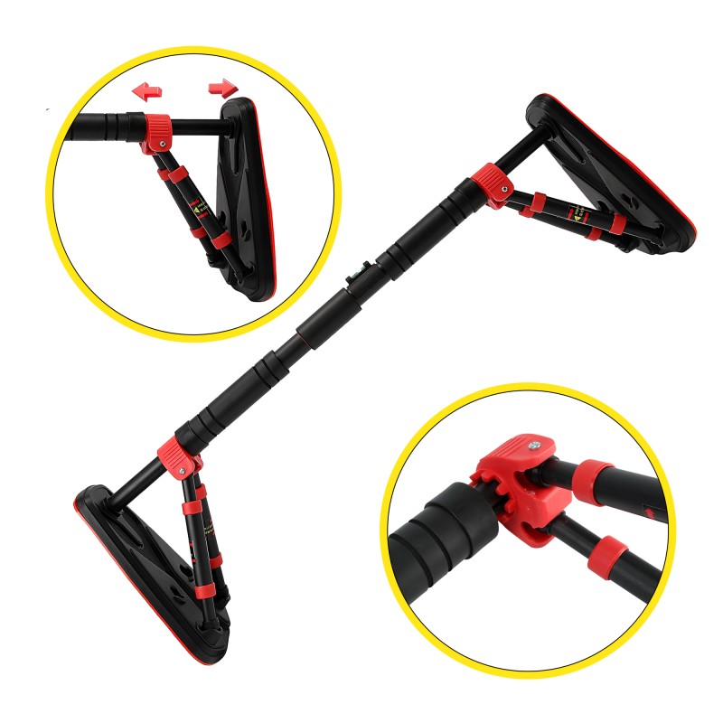 Турнік розсувний Cornix Elite+ 85-120 см XR-0294 Black/Red