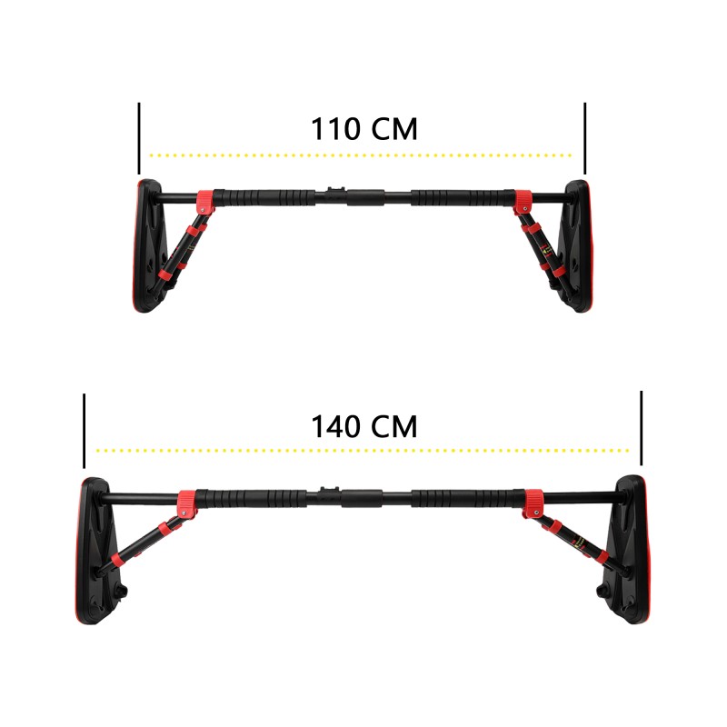 Турнік розсувний Cornix Elite+ 110-140 см XR-0295 Black/Red