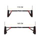 Турнік розсувний Cornix Elite+ 110-140 см XR-0295 Black/Red