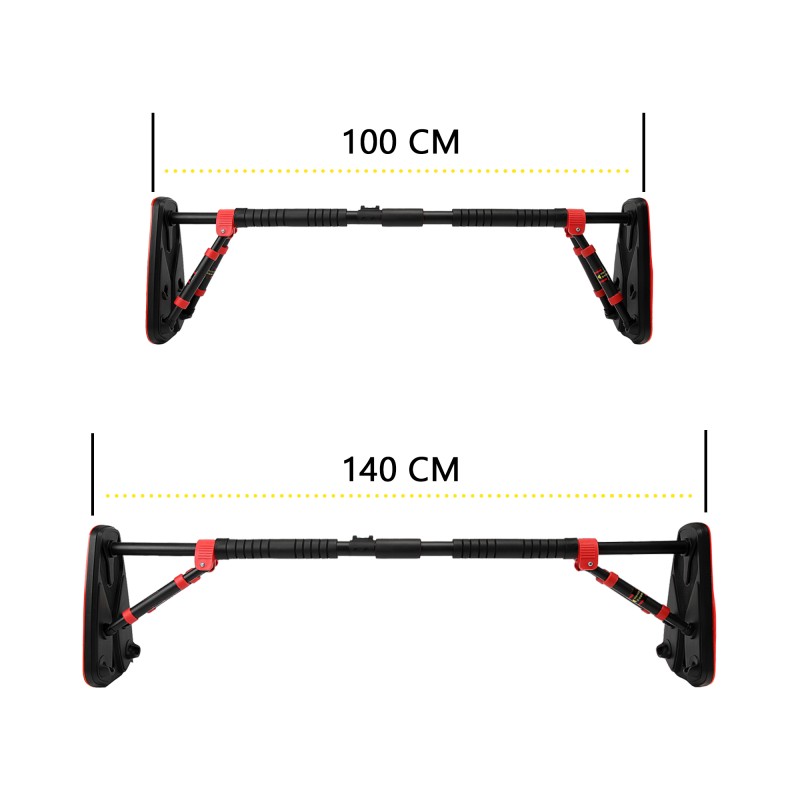 Турнік розсувний Cornix Elite+ 110-140 см XR-0295 Black/Red