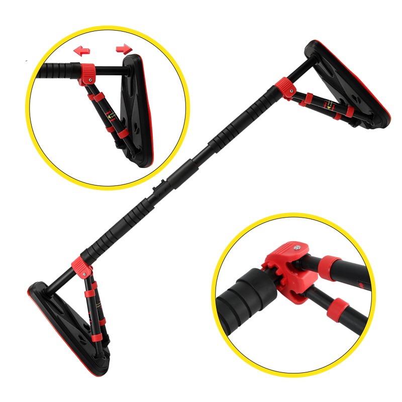 Турнік розсувний Cornix Elite+ 110-140 см XR-0295 Black/Red