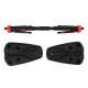 Турнік розсувний Cornix Elite+ 110-140 см XR-0295 Black/Red