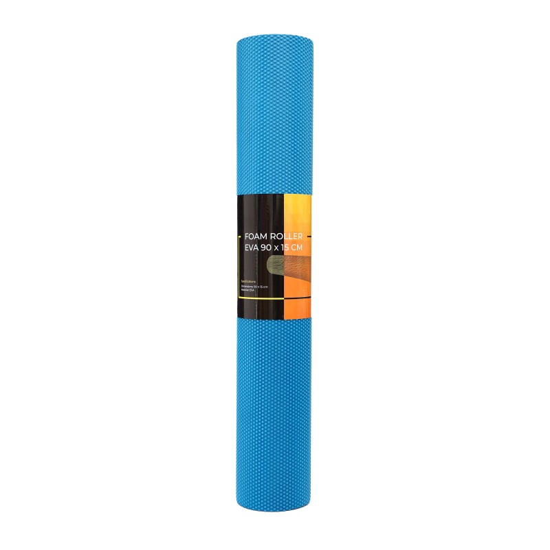 Масажний ролик Cornix EVA+ 90 x 15 см (валик, роллер) XR-0316 Blue