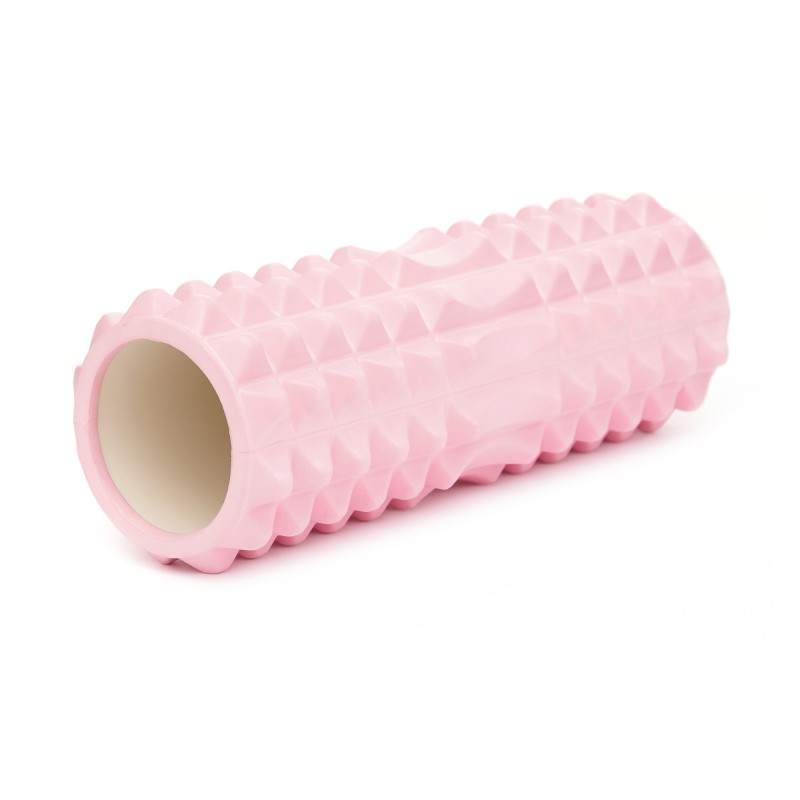 Масажний ролик Cornix EVA 33 x 12.5 см (валик, роллер) XR-0326 Light Pink