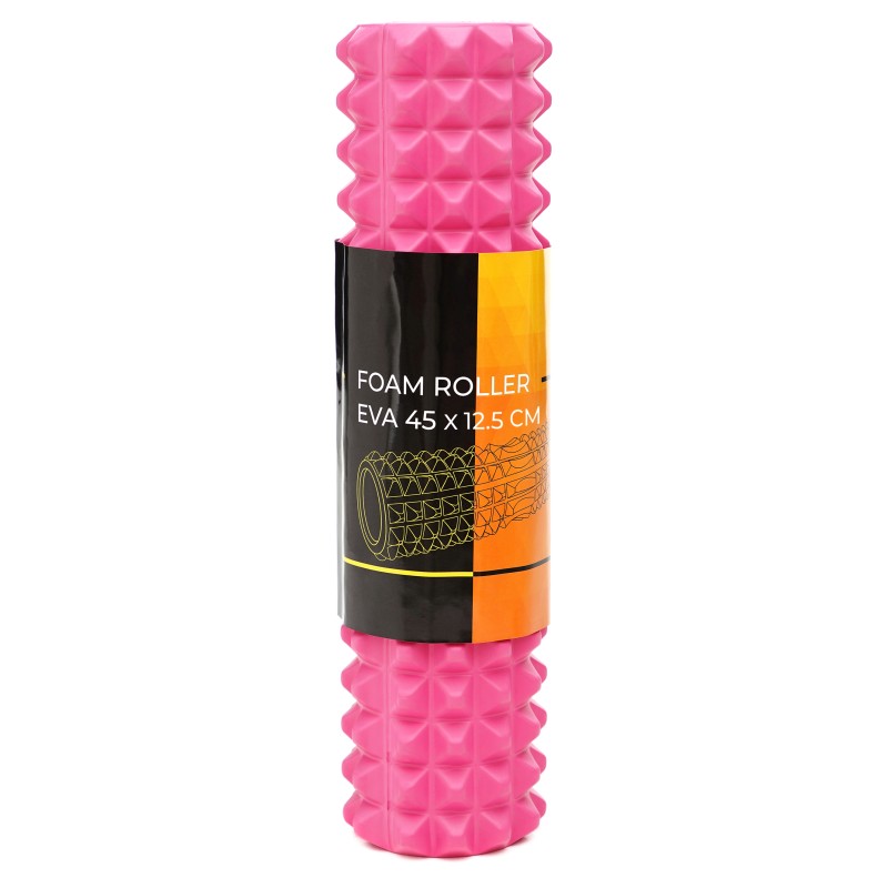 Масажний ролик Cornix EVA 45 x 12.5 см (валик, роллер) XR-0332 Pink