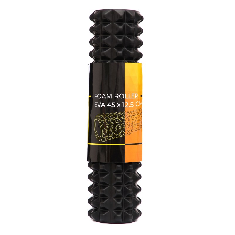 Масажний ролик Cornix EVA 45 x 12.5 см (валик, роллер) XR-0334 Black