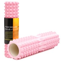 Масажний ролик Cornix EVA 45 x 12.5 см (валик, роллер) XR-0336 Light Pink
