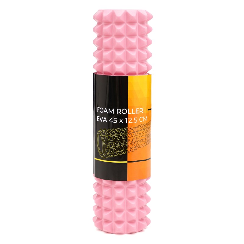 Масажний ролик Cornix EVA 45 x 12.5 см (валик, роллер) XR-0336 Light Pink