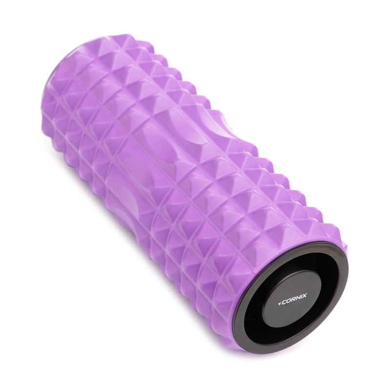 Масажний ролик Cornix EVA 33 x 12.5 см (валик, роллер) XR-0338 Violet