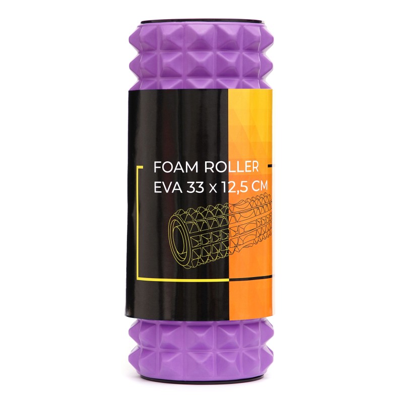 Масажний ролик Cornix EVA 33 x 12.5 см (валик, роллер) XR-0338 Violet