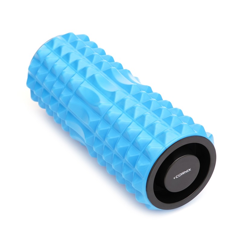 Масажний ролик Cornix EVA 33 x 12.5 см (валик, роллер) XR-0340 Blue