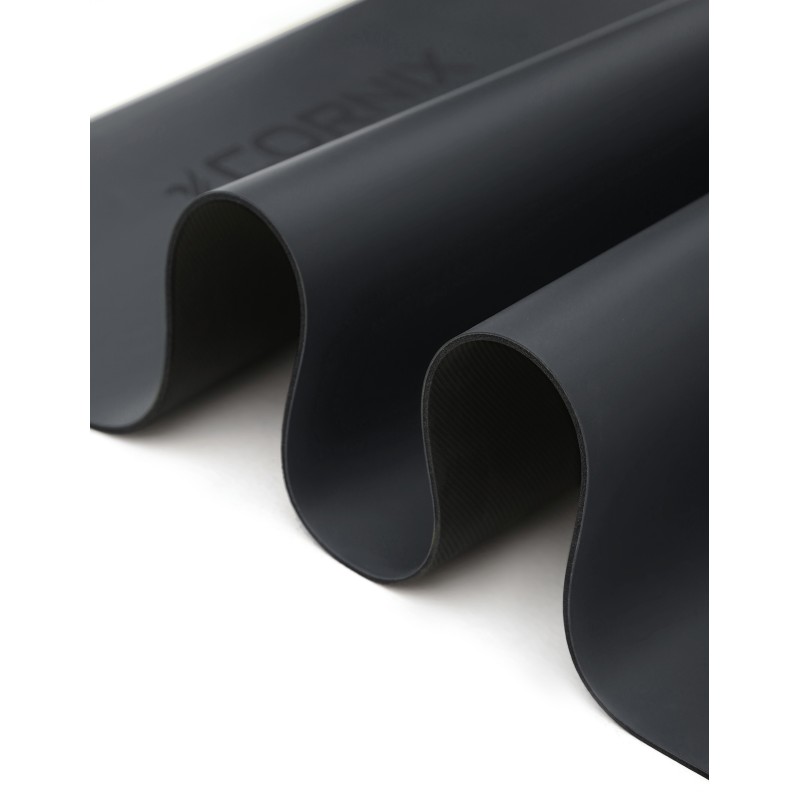 Килимок спортивний Cornix PU 183 x 68 x 0.4 см для йоги та фітнесу XR-0317 Black