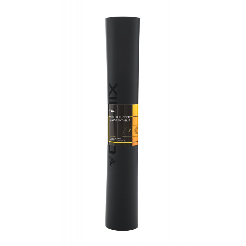 Килимок спортивний Cornix PU 183 x 68 x 0.4 см для йоги та фітнесу XR-0317 Black