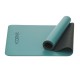 Килимок спортивний Cornix PU 183 x 68 x 0.4 см для йоги та фітнесу XR-0318 Turquoise