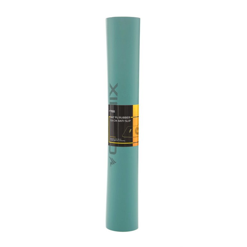 Килимок спортивний Cornix PU 183 x 68 x 0.4 см для йоги та фітнесу XR-0318 Turquoise