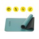Килимок спортивний Cornix PU 183 x 68 x 0.4 см для йоги та фітнесу XR-0318 Turquoise