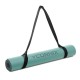 Килимок спортивний Cornix PU 183 x 68 x 0.4 см для йоги та фітнесу XR-0318 Turquoise