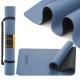Килимок спортивний Cornix PU 183 x 68 x 0.4 см для йоги та фітнесу XR-0319 Blue