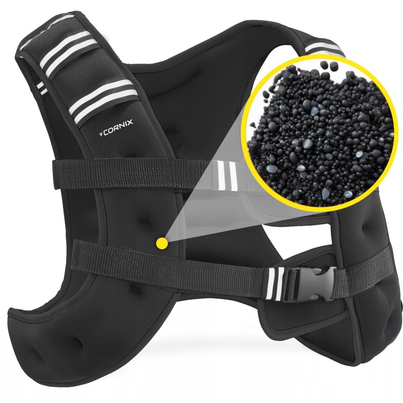 Жилет-обважнювач для тренувань Cornix Weight Vest 5 кг XR-0343 Black