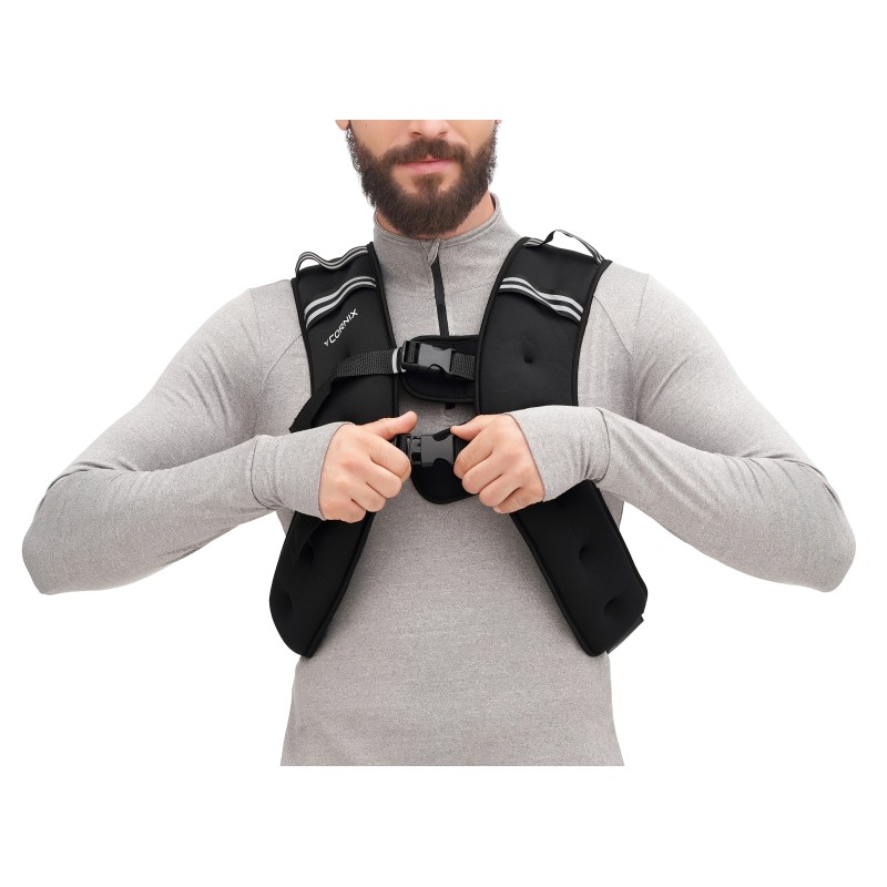 Жилет-обважнювач для тренувань Cornix Weight Vest 10 кг XR-0345 Black
