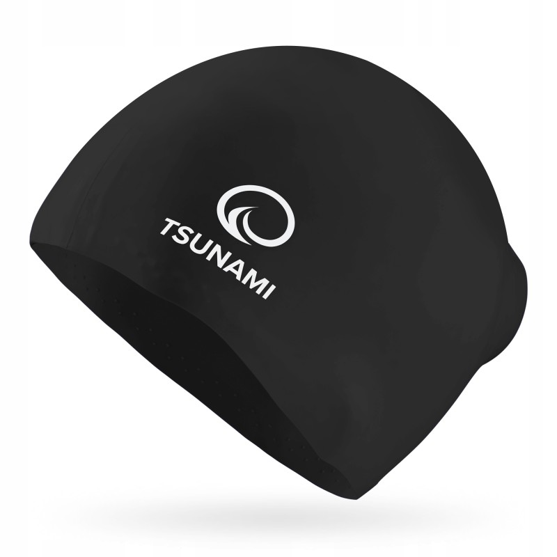 Шапочка для плавання TSUNAMI Standard Black (P-5905973401838)