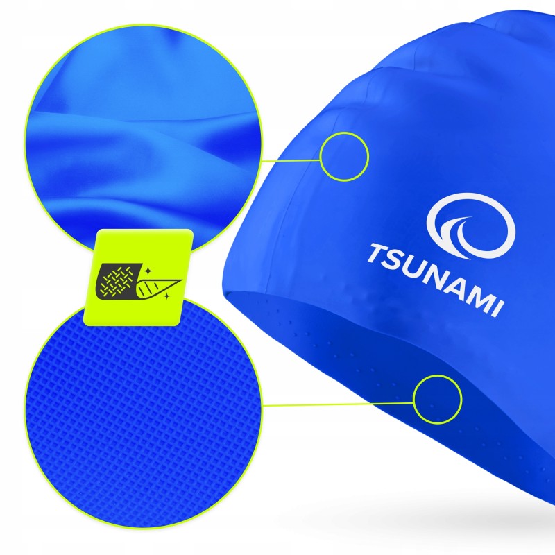 Шапочка для плавання TSUNAMI Standard Blue (P-5905973401852)