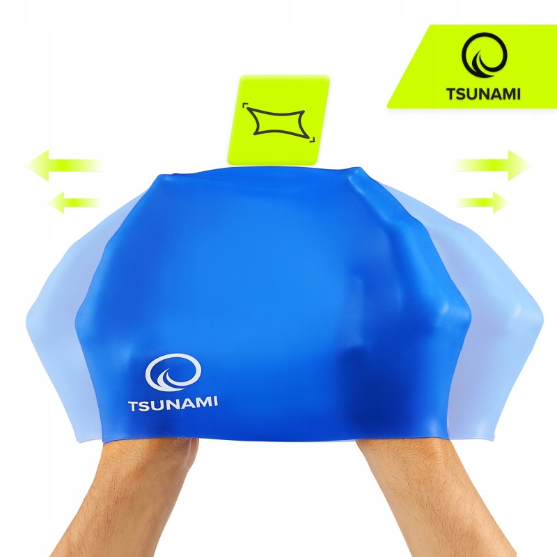 Шапочка для плавання TSUNAMI Pro Blue (P-5905973401883)