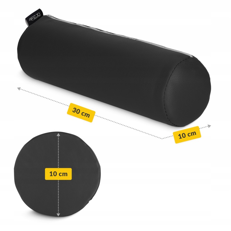 Валик для реабілітації та масажу 4FIZJO 30 x 10 см Black (P-5905973403009)