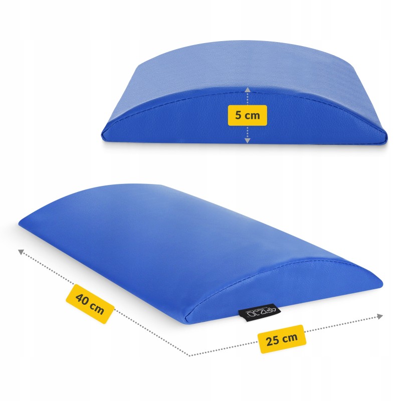 Напіввалик для реабілітації та масажу 4FIZJO 40 x 25 x 5 Blue (P-5905973403061)