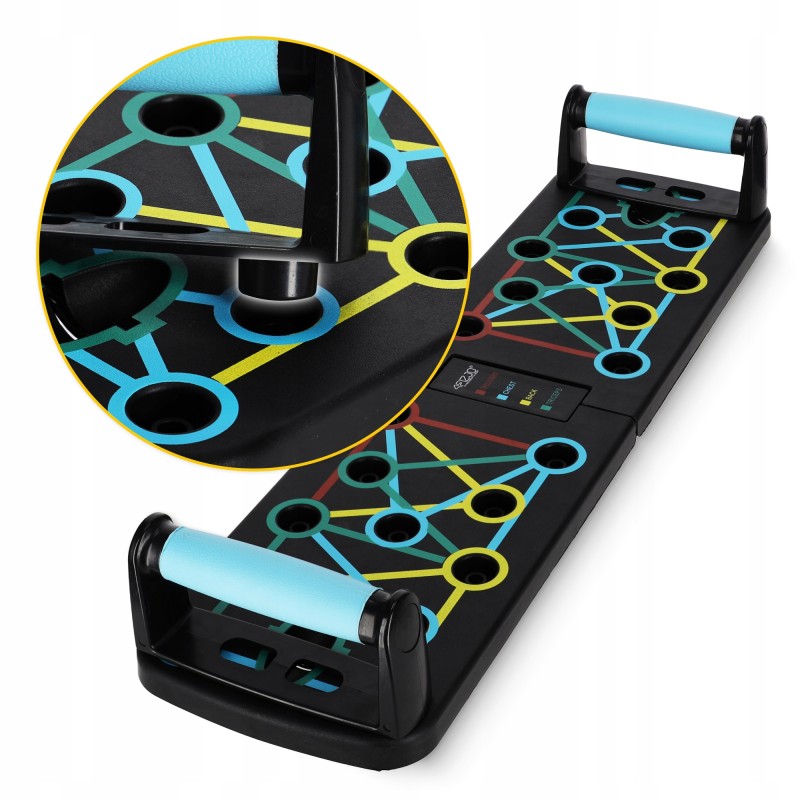 Упори (дошка) для віджимань зі змінним хватом 4FIZJO Push-up Board складна (P-5907739312785)