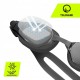 Окуляри для плавання TSUNAMI Anti-Fog 3 в 1 чохол, бервуха та затиск для носа Black (P-5905973401760)