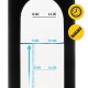 Пляшка для води спортивна 4FIZJO 750 мл скляна Black (P-5905973404174)